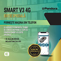 Kit pornire motor Pandora Smart v3 ES(fara tag) Audi A1 2010-2018, aplicatie telefon 4G, GPS (montaj inclus)