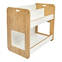 Raft pentru gru din MDF alb Natural 57x34x55cm 34x57
