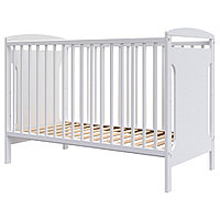 Patut copii din lemn Hubners Karly 120x60 cm alb