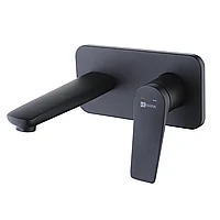 Baterie Incastrata pentru Lavoar cu Pipa Ventil Click-Clack Lemark Bronx LM3726BL Negru