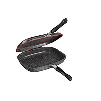 Tigaie dubla din aluminiu marmorat 32 CM Bohmann