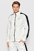 Bluza guess cu fermoar Z2GQ07 Alb prafuit - Bleumarin, L INTL