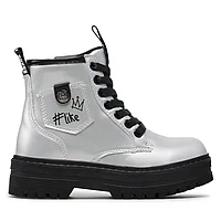 Botine Shone copii 81587-006 Argintiu, 32 EU