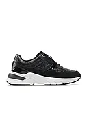 Pantofi sport dama Calvin Klein wedge de piele Negru, 38 EU