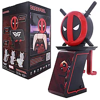 Suport de incarcare Cable Guys Ikon Deadpool Rosu, 25 x 12.5 x 12.5 cm