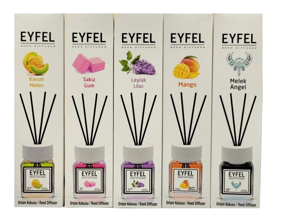 Pachet Eyfel Best Seller Odorizante Parfumuri de camera 5 x 120 ml - foto 1 - id-p90481847