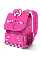 Ghiozdan mare extensibil Barbie Varsity 45 x 30 x 21 cm, Roz