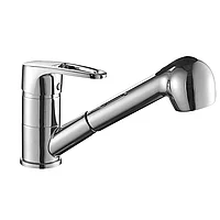 Baterie Bucatarie Decoroom DR70023 cu gura de scurgere pivotanta pentru extractor metalic