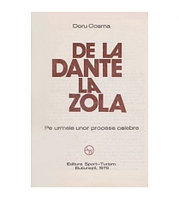 Doru Cosma - De la Dante la Zola (pe urmele unor procese celebre) -