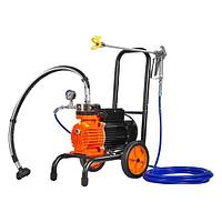 Pompa de vopsit cu diafragma pentru suprafete mari, putere 900 W, 1.8 l/min, 125 Bar, lungime furtun 9 m, 2 x