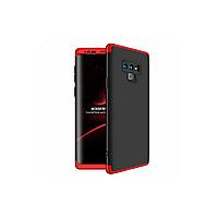 Husa 3 in 1 GKK Iphone, rosu cu negru