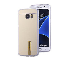 Husa de protectie Joyshell cu efect de oglinda Samsung Galaxy S7 Edge, mirror, gold