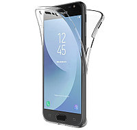 Husa Full TPU 360° (fata + spate) pentru Samsung Galaxy J3 (2017), Transparent