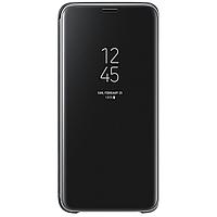 Husa Clear View pentru Samsung Galaxy S22 Plus/ S22+, flip cover, Negru