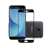 Folie protectie de sticla high quality, Tempered glass, duritate 9H, pentru Samsung J7 2017, Negru