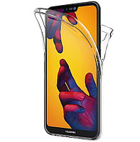 Husa Full TPU 360° (fata + spate) pentru Huawei P20 Lite, Transparent