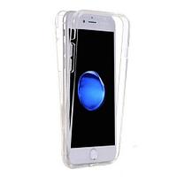 Husa compatibila cu Apple iPhone 6/6S, MyStyle® FullBody ultra slim TPU, fata - spate transparenta