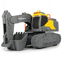 Excavator Volvo, cu sunete si lumina, 23 cm, DICKIE Toys Construction