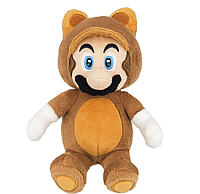 Pluș Super Mario, Tanooki, 22cm