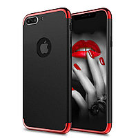 Husa TotulPerfect Telefon Apple Iphone 7 Plus ofera protectie 3in1 Delux Ultrasubtire Red Touch