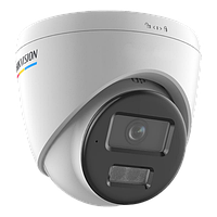 ColorVu, Dual Light - Camera IP, 4MP, lentila 2.8mm, IR 30m, WL 30m, Mic, PoE - HIKVISION