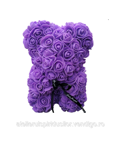 Urs de 25 cm, mov - foto 1 - id-p90577589