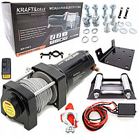 Troliu Electric 12V telecomanda, 3000 LBS,1300KG, KD1562 KraftProfesional