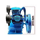 Cap compresor de aer cu 3 pistoane in V 600l/min 2.2-4kW 10 bari H3065 Blue B-AC3065 BLUE, foto 3
