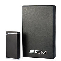 Bricheta Sarome SRM 105 B, metalica,piezoelectrica, reincarcabila cu gaz lichid, neagra, unisex