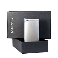 Bricheta Sarome SRM 119 A, metalica,piezoelectrica, reincarcabila cu gaz lichid, argintie, unisex