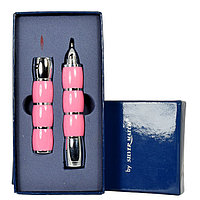 Set Caprice, bricheta si pix, sistem aprindere piezoelectric, pix cu mina metalica, cutie cadou, recomandat