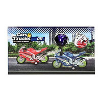 Motocicleta de Curse cu Lumini si Sunete 30 cm Toi-Toys TT29210Z