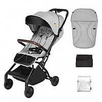Carucior sport pliabil ultracompact pentru calatorii Espoo+, Normandic Dream, Gri, Skiddou