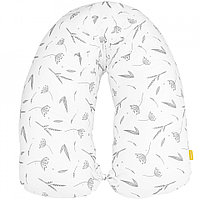 Perna pentru alaptat 2 in 1 Ammi+, Skiddou, Puff catcher, Alb, â Ž109 x 48 x 20 cm