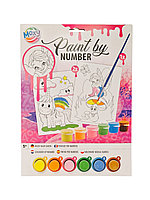 Set pictura pe numere - Unicorn si zana