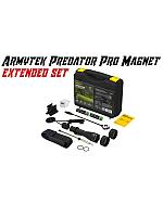Set Lanterna Led, Armytek, Predator Pro, Incarcator Magnetic Usb, 1500 Lm, Li-ion 3500 Mah, Lumina Alba