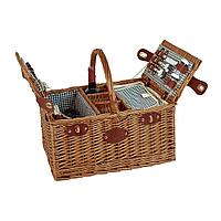Cos Picnic Pentru 4 Persoane Verde Gingham Saint-germain