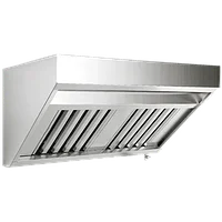 Hota profesionala inox 200x70x65 cm,4 filtre inox,robinet de scurgere