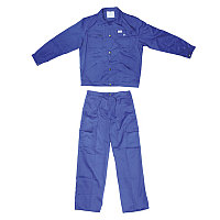 Costum salopeta de lucru, bluza si pantaloni, albastru, marimea XXL