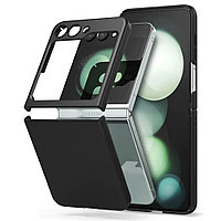 Husa de protectie telefon Slim compatibila cu Samsung Galaxy Z Flip5, Negru - ES02124