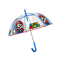 Umbrelă transparentă, Perletti, Mario, 45 cm, Collection Super Mario