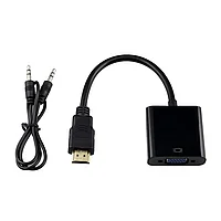 Convertor HDMI la VGA cu audio
