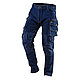 Pantaloni de lucru tip blugi, cu intariri pentru genunchi, model Denim, marimea XXXL/58, NEO - foto 1 - id-p90656904