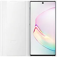 Husa de protectie Samsung Clear View pentru Galaxy Note 10, White