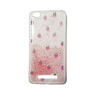 Husa pentru Xiaomi Redmi 4a, Glitter Case, Strawberry, Pink
