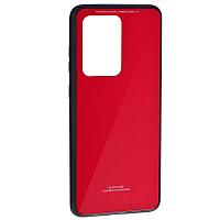 Husa pentru Samsung Galaxy S20 Ultra Glass Series - Rosu