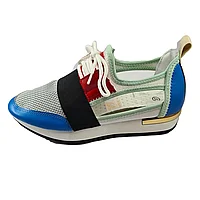 Pantofi sport dama, piele ecologica, Decupati, Multicolor 38