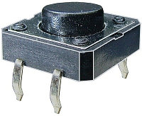 Intrerupator 12x12mm, Inaltime 5mm, 124401