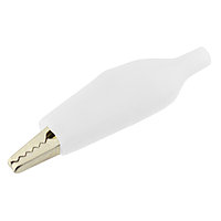 Clema Crocodil, 60x15mm, Alb - 122739