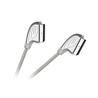 Cablu Scart Tata - Scart Tata, 21 Pini, 1,5m, Argintiu - 401998